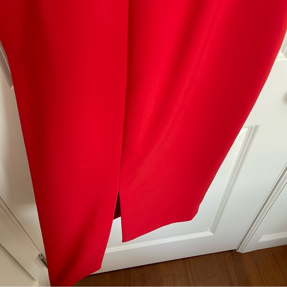 Red Strapless Dress - Picture 3 of 6